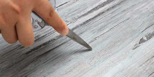How to fix scratches on LVP flooring?