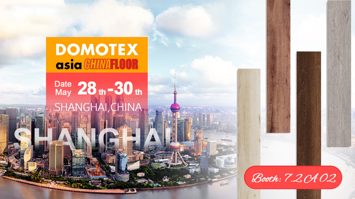 Best spc flooring manufacturer with domotex asia 2024